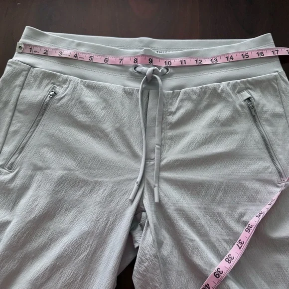Athleta Joggers Gray Pull-on Pants Drawstring Women’s Size 12P - Picture 7 of 15